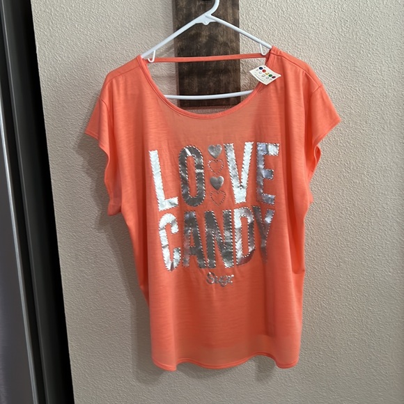 Sugar Factory Love Candy foil woman’s tee - Picture 10 of 12